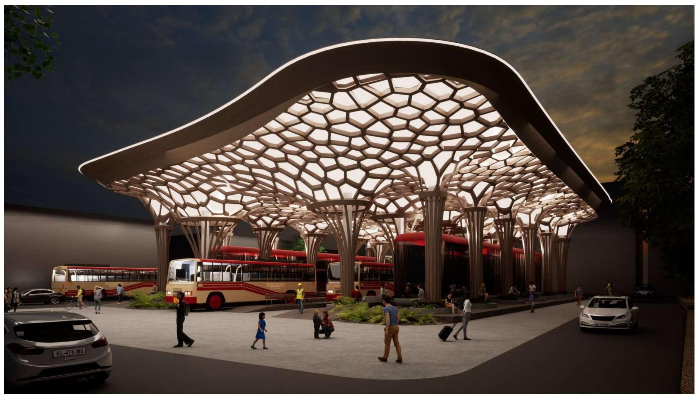 Development of Thiru Vi Ka Nagar Bus Depot